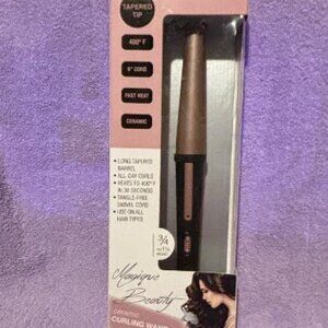 Rucci 1 Professional Ceramic Hair Curling Wand NIB